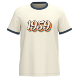 Native Spirit Kies uw eigen jaartal | Ringer heren T-shirt zware kwaliteit | Ivory -Washed navyblue Native Spirit Kies uw eigen jaartal | Ringer heren T-shirt zware kwaliteit | Ivory -Washed navyblue