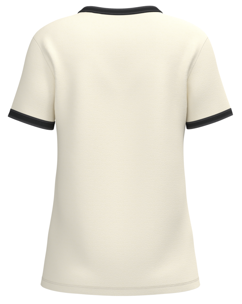 Native Spirit Kies uw eigen Jaartal | Ringer dames T-shirt zware kwaliteit | Ivory -Washed Black