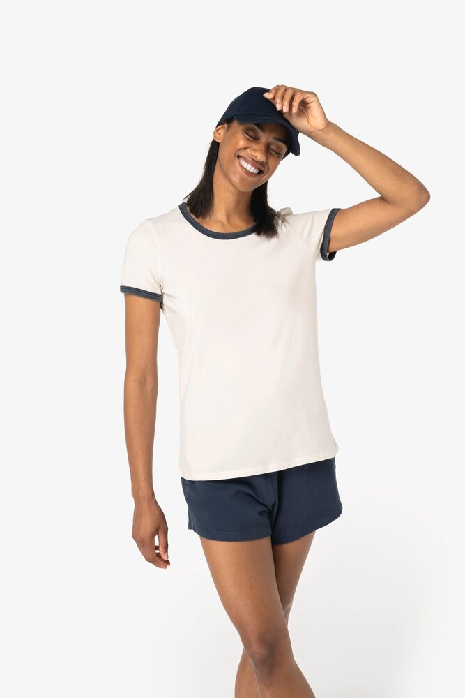 Native Spirit Kies uw eigen Jaartal | Ringer dames T-shirt zware kwaliteit | Ivory -Washed Navyblue Native Spirit Kies uw eigen Jaartal | Ringer dames T-shirt zware kwaliteit | Ivory -Washed Navyblue