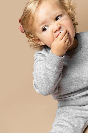 Kariban Duurzame baby sweater | Light Sand