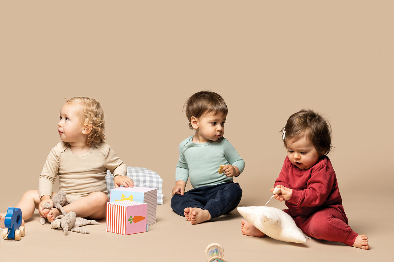 Kariban Duurzame baby sweater | Light Sand
