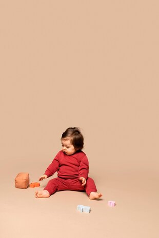 Kariban Duurzame baby Fleece broek | Light Sand