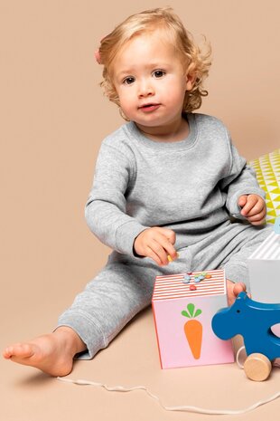 Kariban Duurzame baby Fleece broek | Oxford Grey