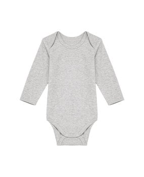 Kariban Duurzame baby Romper | Oxford Grey