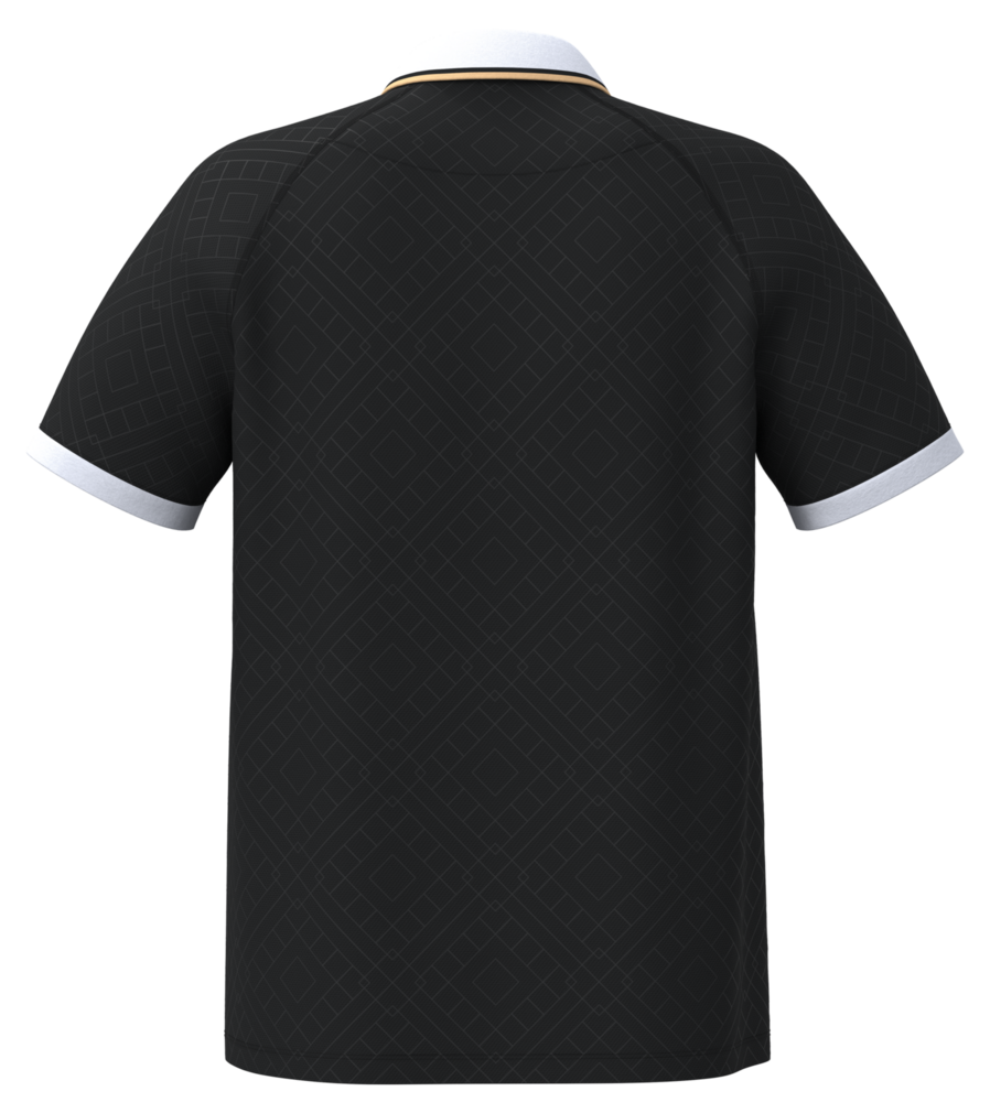Proact Lifestyle sportpolo uniseks | Black-White-Gold