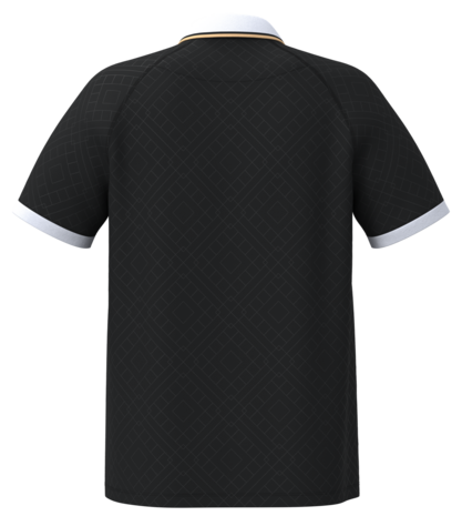 Proact Lifestyle sportpolo uniseks | Black-White-Gold