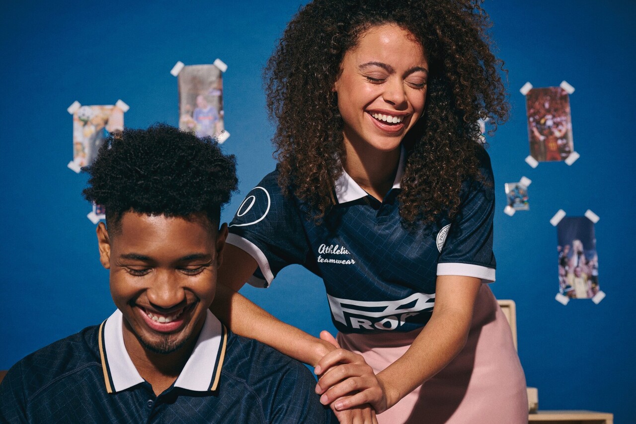 Proact Lifestyle sportpolo uniseks | White-Navy-Gold