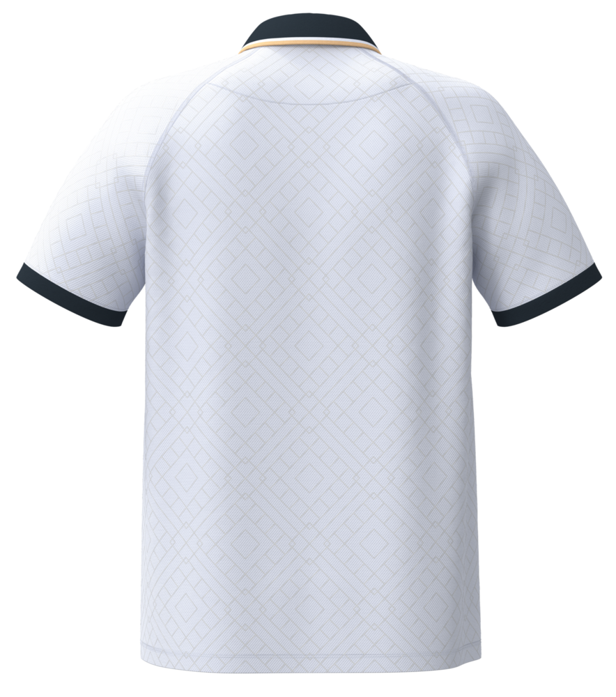 Proact Lifestyle sportpolo uniseks | White-Navy-Gold