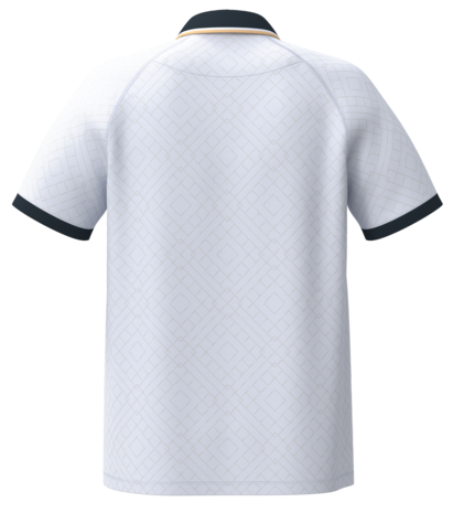 Proact Lifestyle sportpolo uniseks | White-Navy-Gold