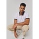 Proact Lifestyle sportpolo uniseks | Navy-White-Gold
