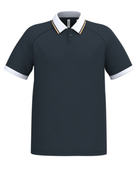 Proact Lifestyle sportpolo uniseks | Navy-White-Gold