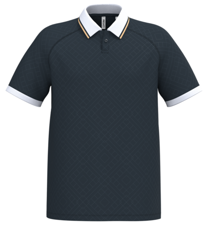 Proact Lifestyle sportpolo uniseks | Navy-White-Gold