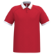 Proact Lifestyle sportpolo uniseks | Red-White-Gold