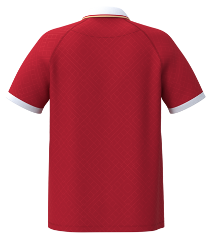 Proact Lifestyle sportpolo uniseks | Red-White-Gold