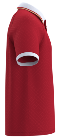 Proact Lifestyle sportpolo uniseks | Red-White-Gold