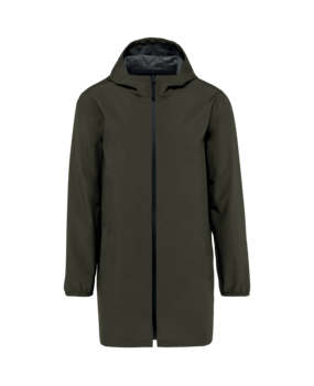 Native Spirit Ecologisch lichtgewicht waterdicht uniseks jasje | Organic Khaki