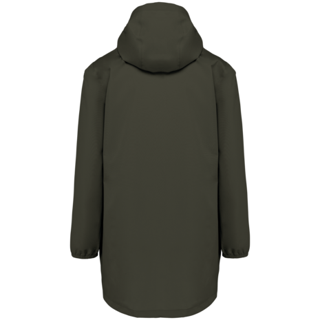 Native Spirit Ecologisch lichtgewicht waterdicht uniseks jasje | Organic Khaki
