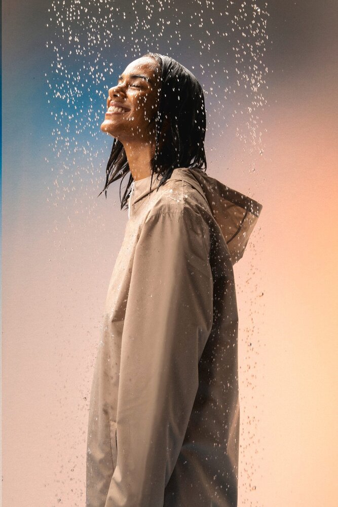 Native Spirit Ecologisch lichtgewicht waterdicht uniseks jasje | Wet Sand Native Spirit Ecologisch lichtgewicht waterdicht uniseks jasje | Wet Sand