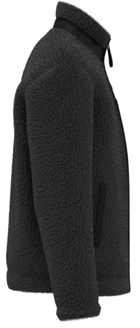 Native Spirit Ecologisch Uniseks Sherpa jasje van 100% gerecycled polyester | Zwart Native Spirit Ecologisch Uniseks Sherpa jasje van 100% gerecycled polyester | Zwart