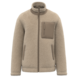 Native Spirit Ecologisch Uniseks Sherpa jasje van 100% gerecycled polyester | Wet Sand Native Spirit Ecologisch Uniseks Sherpa jasje van 100% gerecycled polyester | Wet Sand