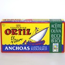 Ortiz Anchoas en aceite de oliva (Anchovies in organic olive oil)