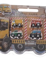 Eddy toys cadeauset met 6 auto's jongens oranje