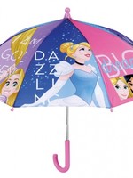 Perletti paraplu Princess 56 x 66 cm blauw/roze