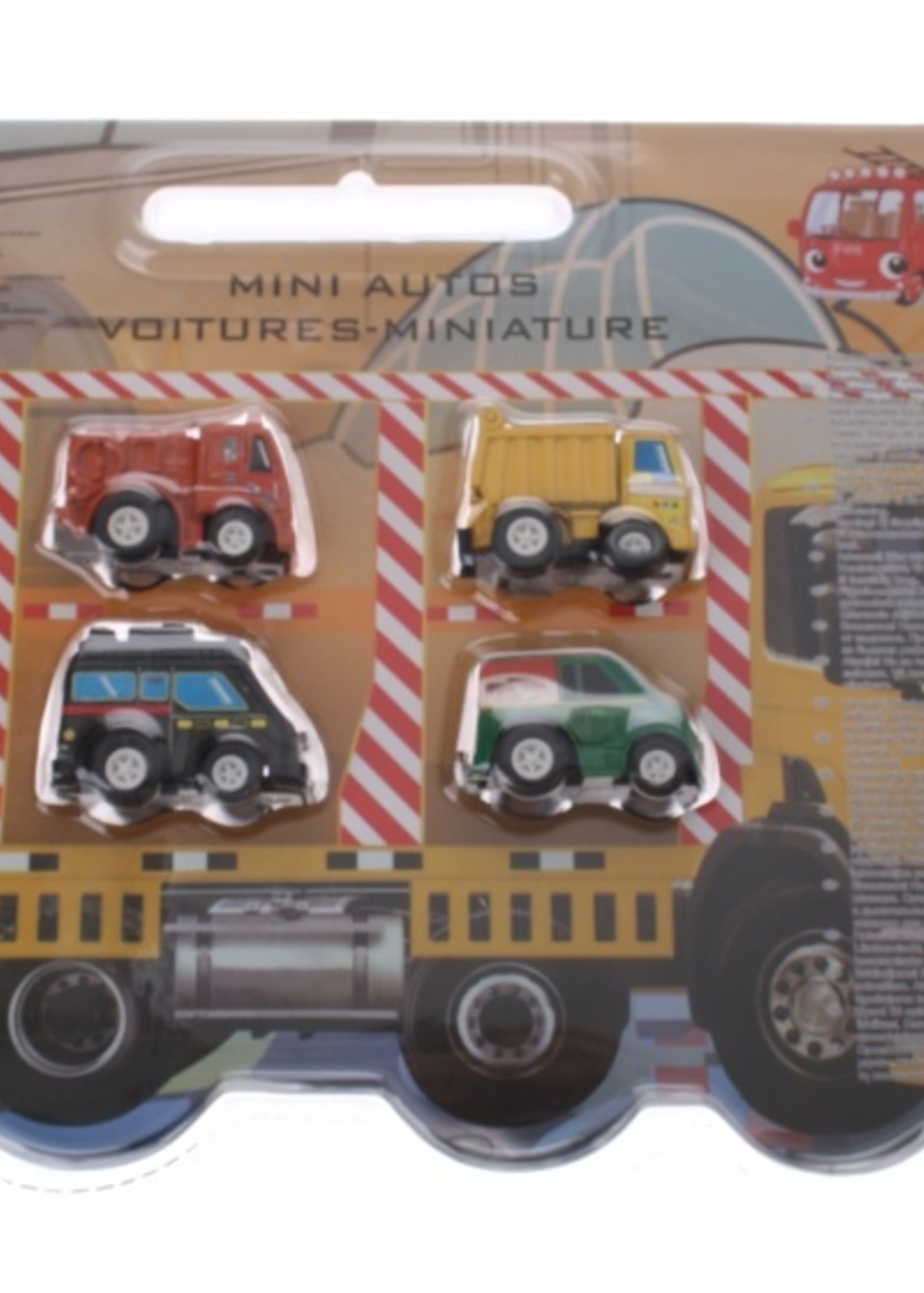 Eddy toys cadeauset met 6 auto's jongens oranje