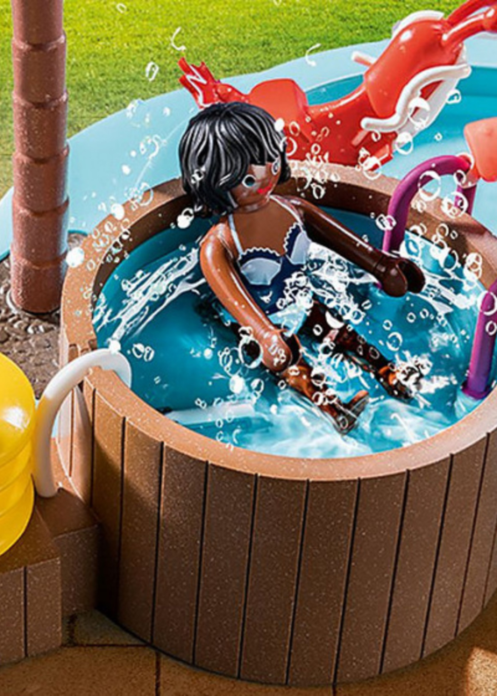 PLAYMOBIL Family Fun - Kinderzwembad met whirlpool (70611)