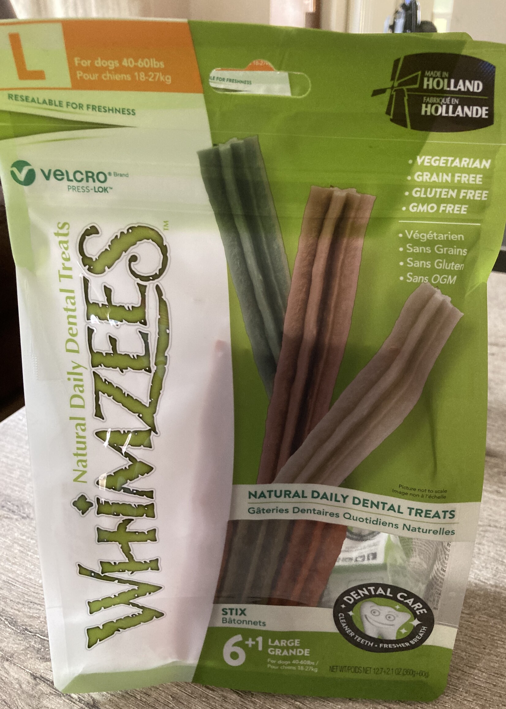 Whimzees De Dental Sticks maat L