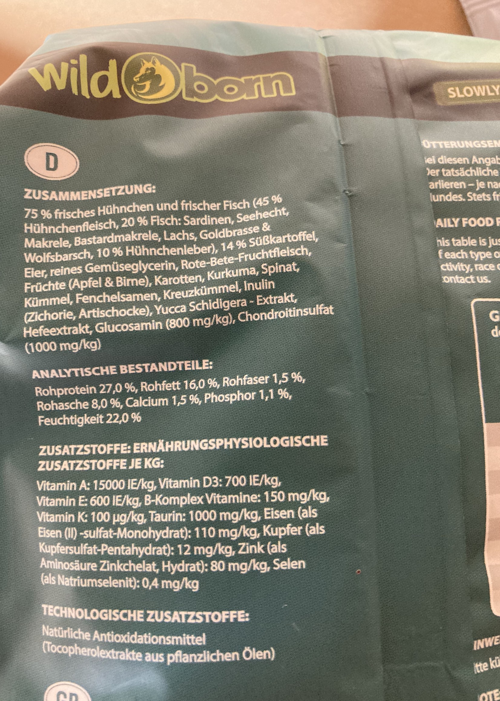 Wild Born Smaak kip & vis