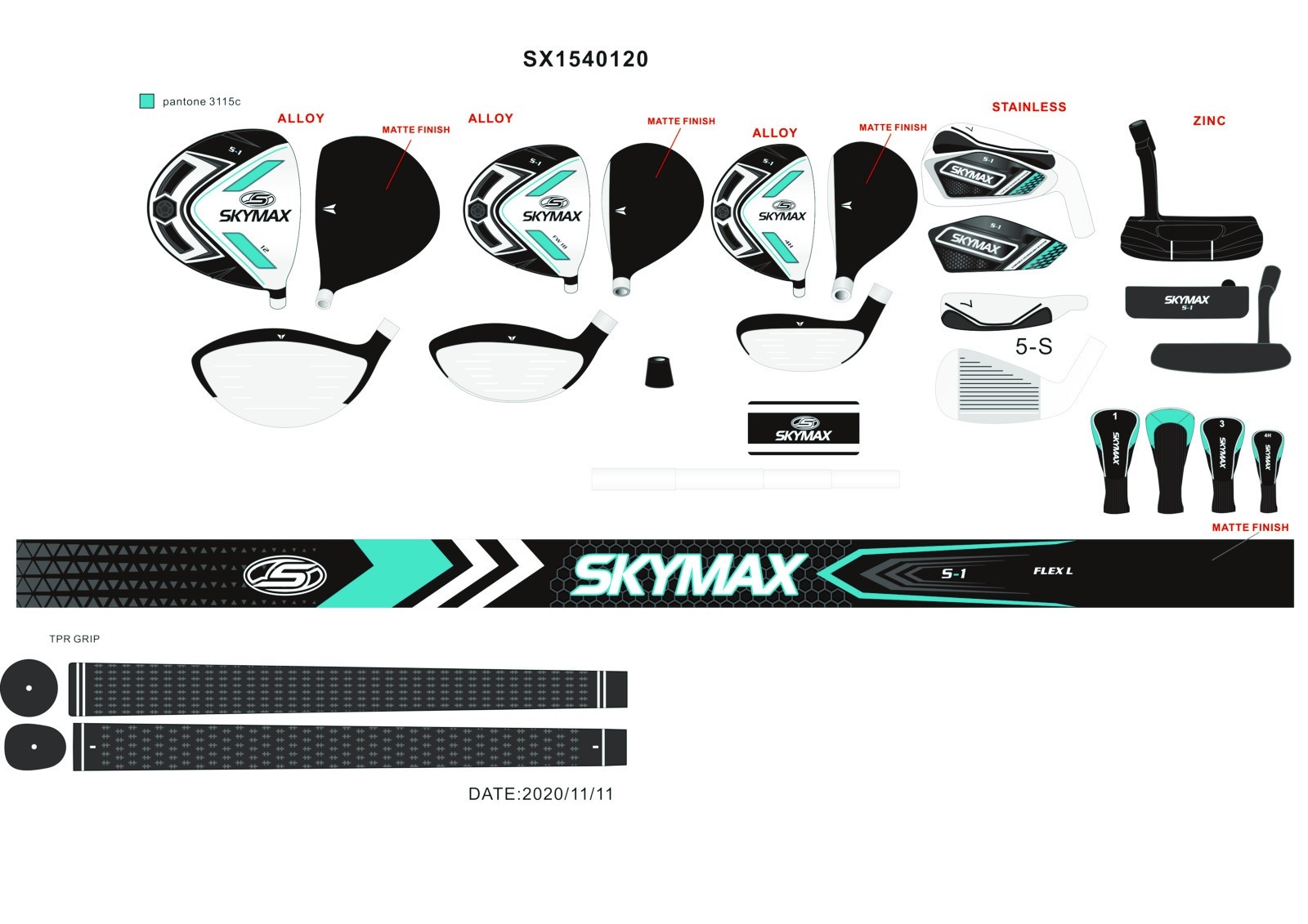 Skymax Skymax S1 Dames Volledige Set