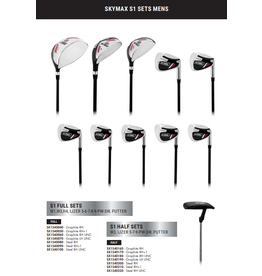 Skymax Skymax S1 Heren Half Set Righthanded Steel Standard