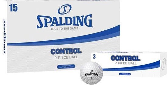 Spalding Spalding Golf Control 2-piece, 15 stuks