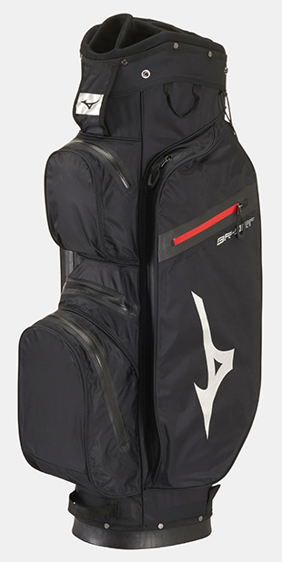 Mizuno Mizuno BR-DRI Waterproof Cart Bag Black/Silver