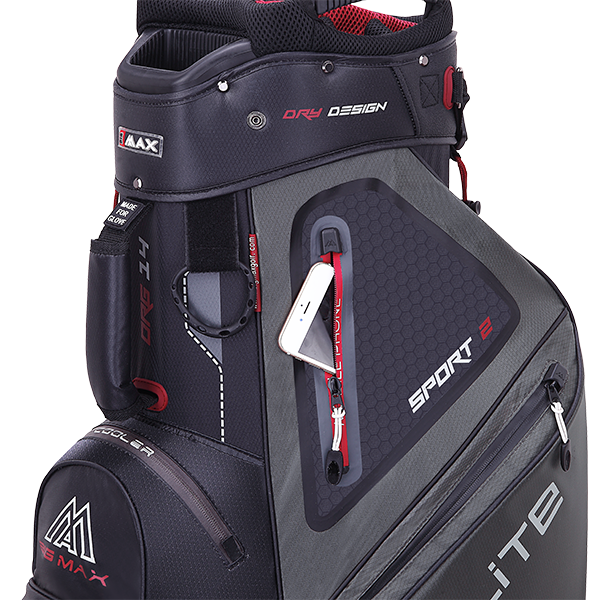 Big Max Big Max Dri Lite Sport 2 Cartbag 2022 Zwart Grijs Rood