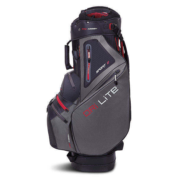 Big Max Big Max Dri Lite Sport 2 Cartbag 2022 Black Charcoal Red