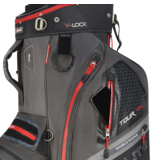 Big Max Big max Dri Lite V4 Cart Bag Charcoal Black Red