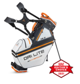 Big Max Big Max Dri Lite Hybrid Tour Stand Bag  Wit Zwart Oranje