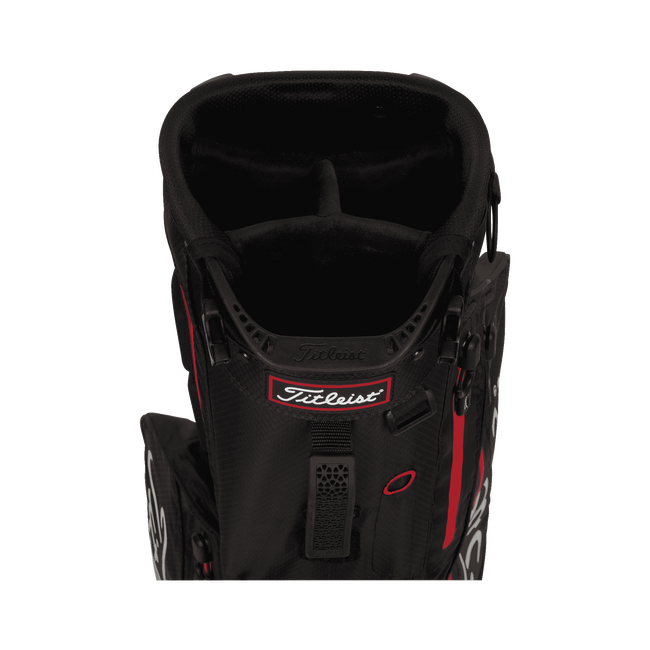 Titleist Titleist Players 4 Plus Sta Dry Stand Bag Black Red