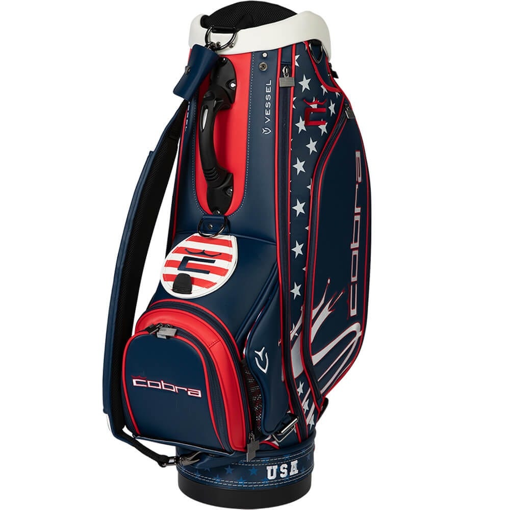 COBRA x VESSEL 2023 Stars US OPEN Tour Staff Cart Bag - Golf Star