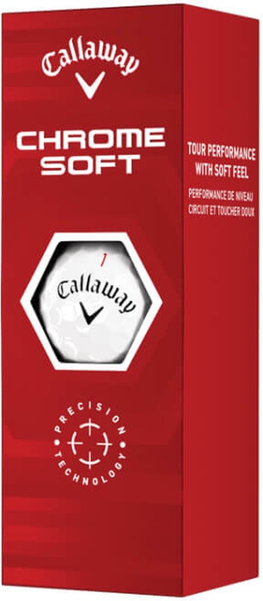 Callaway Callaway Chrome Soft 2022 Triple Track Golfballen - Wit