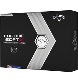 Callaway Callaway Chrome Soft x 2022 Triple Track Golfballen - Wit