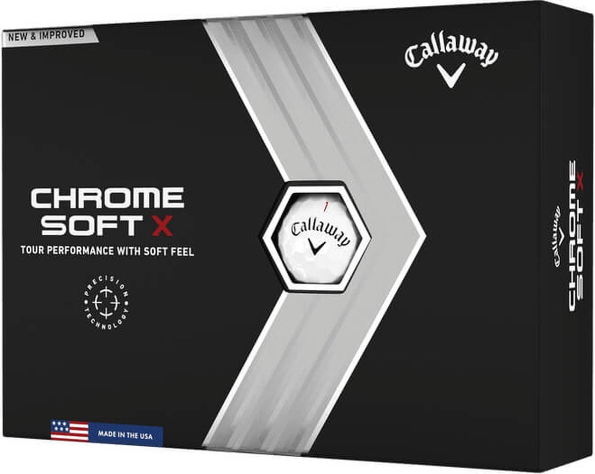 Callaway Callaway Chrome Soft x 2022 Triple Track Golfballen - Wit