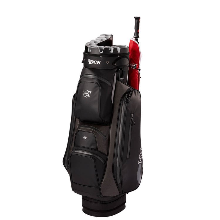 Wilson Staff Wilson Staff I Lock Rain Cart Bag Black Silver