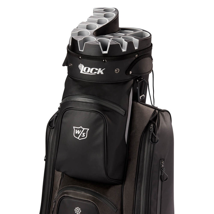 Wilson Staff Wilson Staff I Lock Rain Cart Bag Zwart Zilver