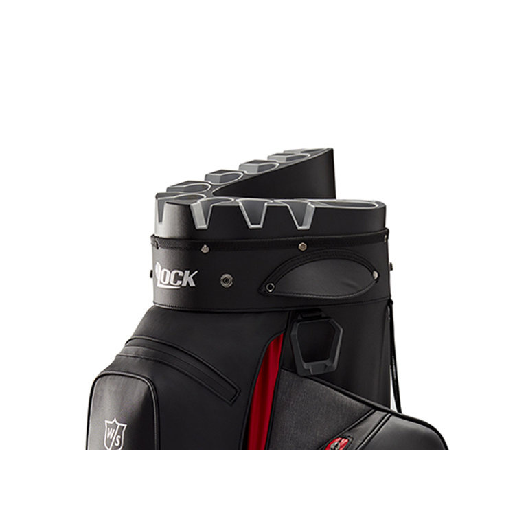 Wilson Staff Wilson Staff I Lock Rain Cart Bag Black Red