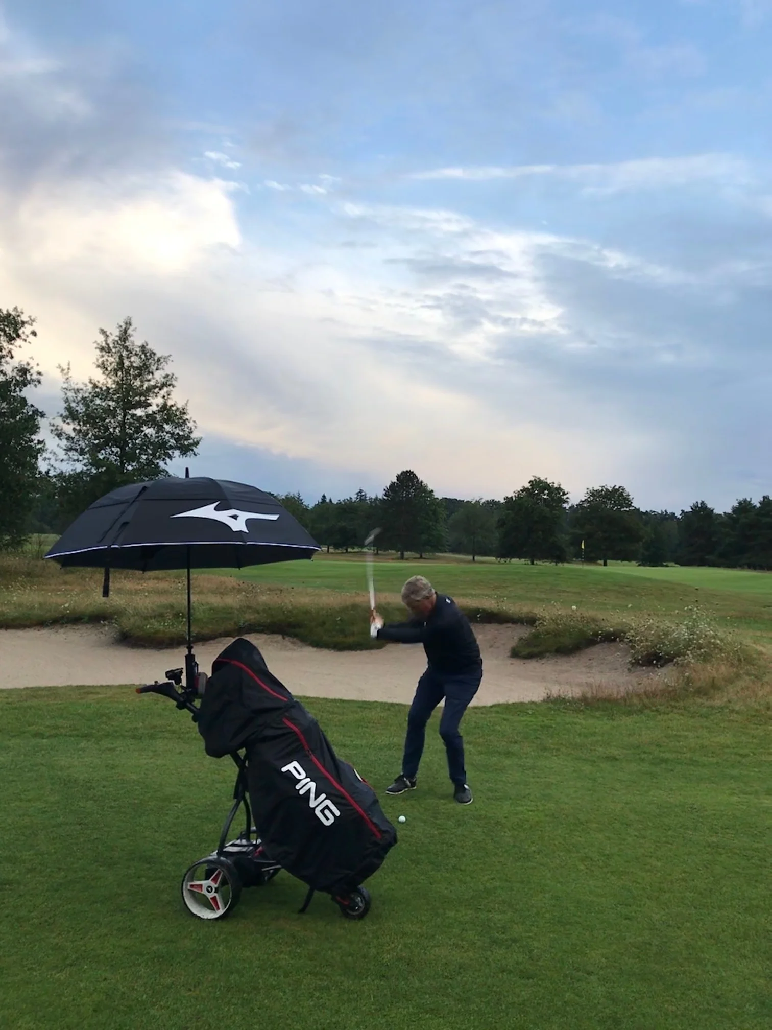 Mizuno Mizuno Twin Canopy Umbrella golfparaplu