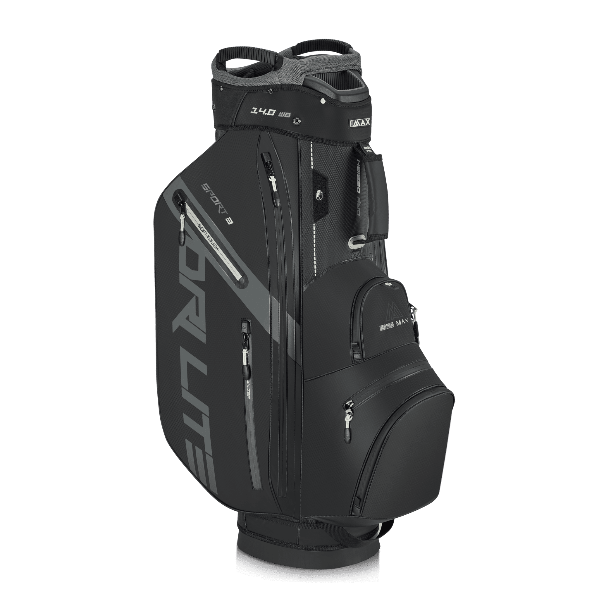 Big Max Big Max Dri Lite Sport 3 cartbag zwart