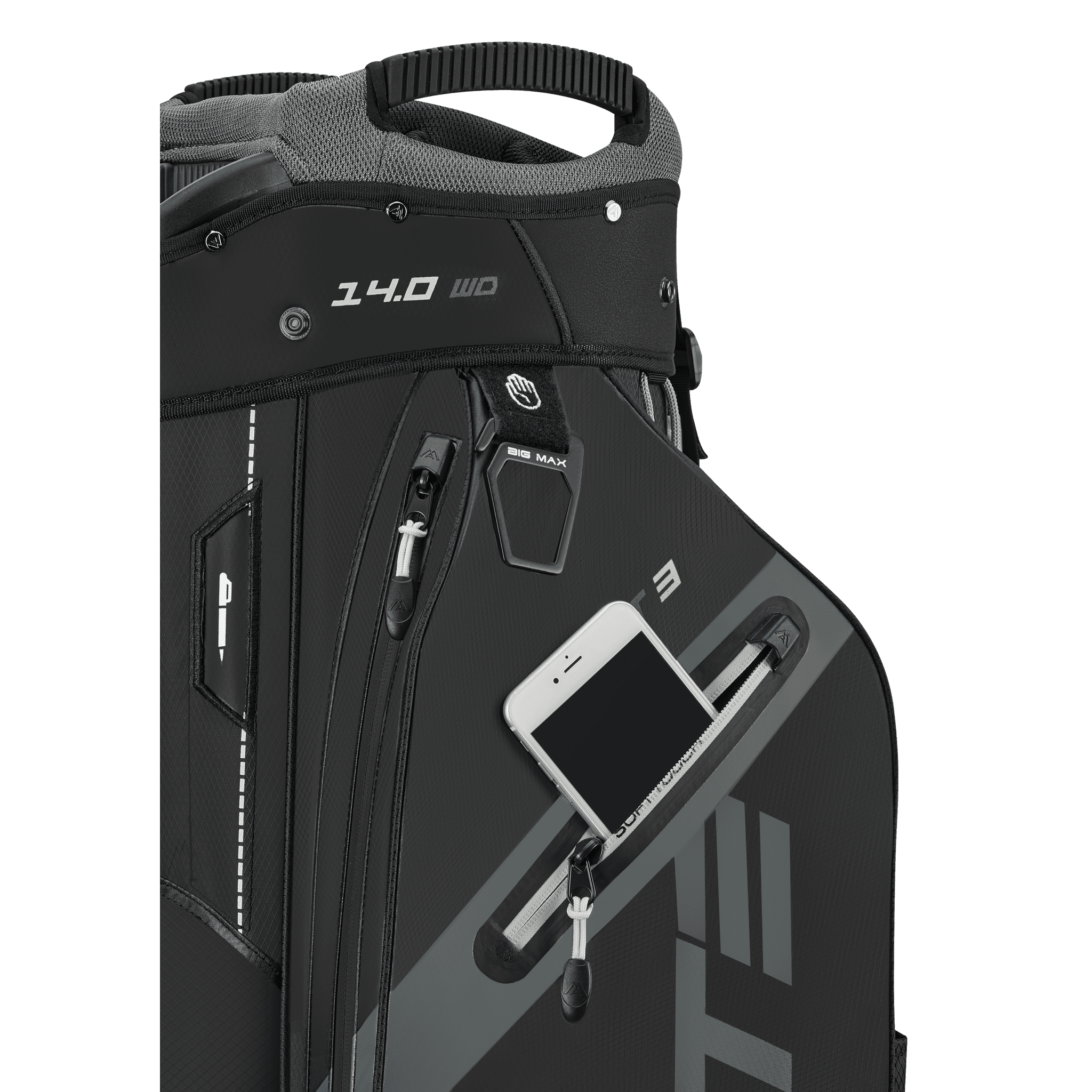 Big Max Big Max Dri Lite Sport 3 cartbag zwart